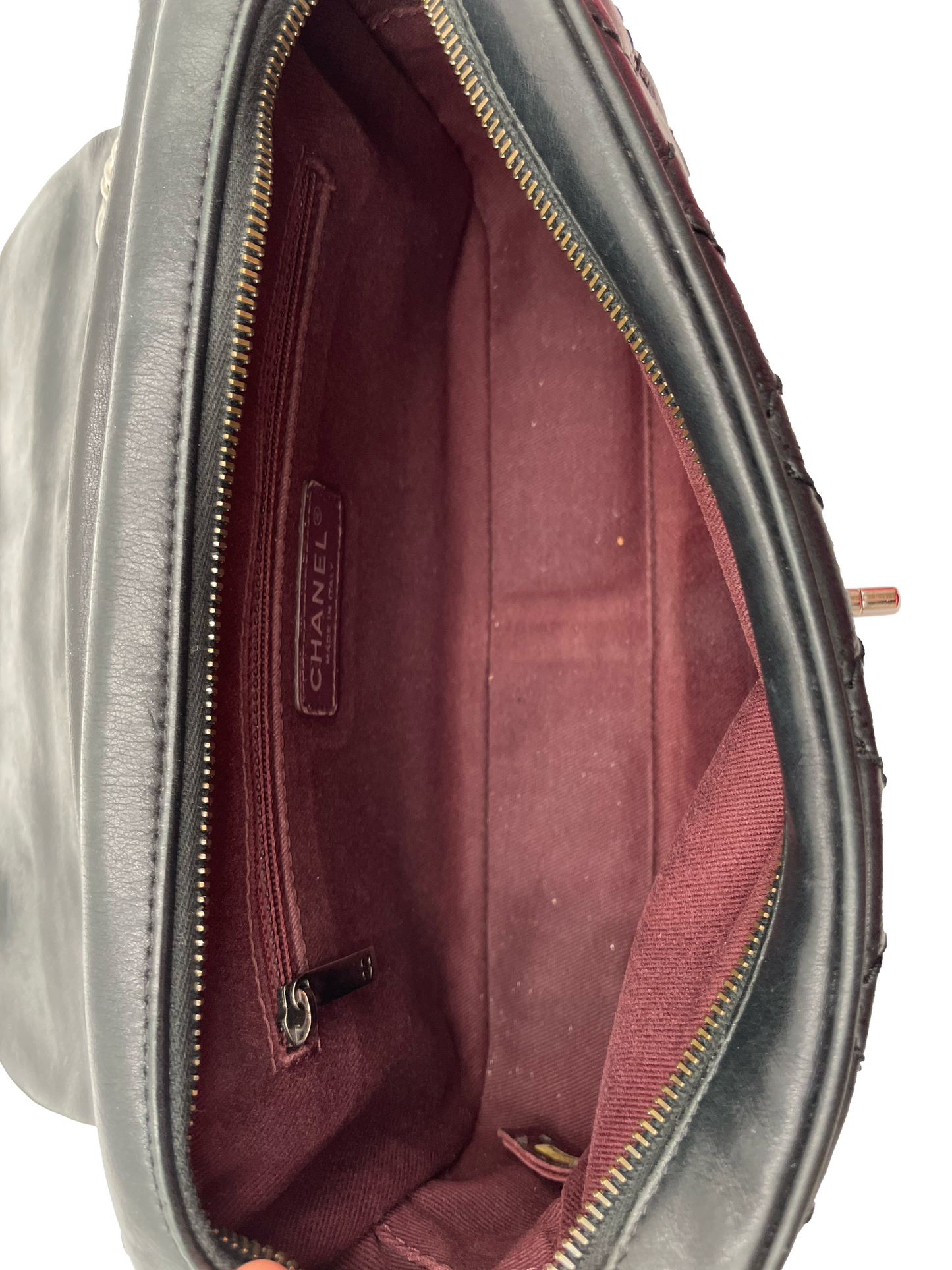 Chanel Black Medium Calfskin Paris-Edinburgh Coco Sporran Flap