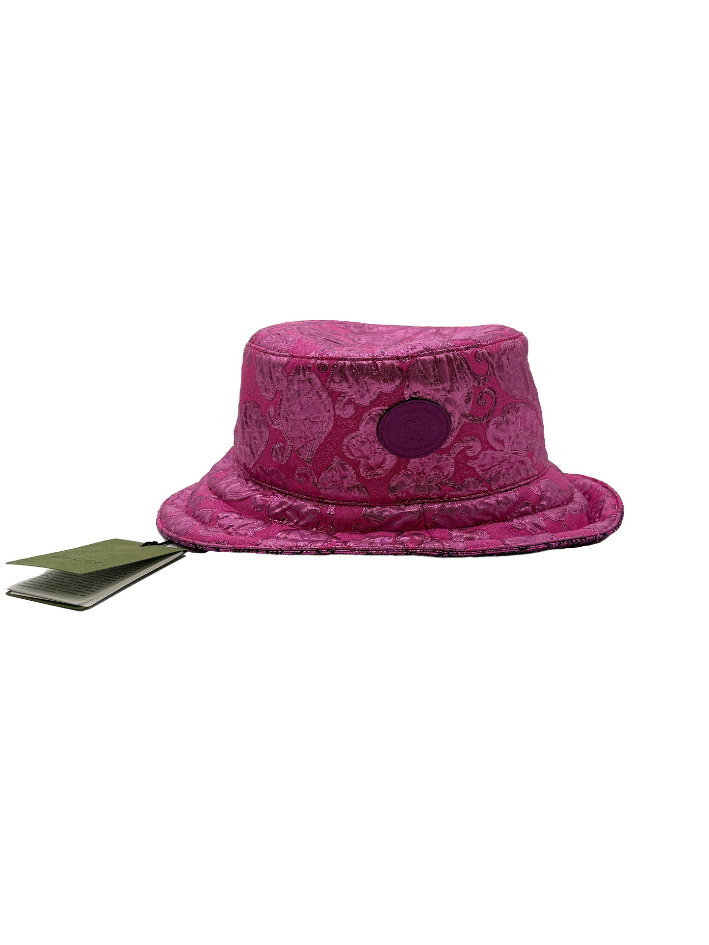 NWT Gucci Metallic Jacquard Reversible Bucket Hat