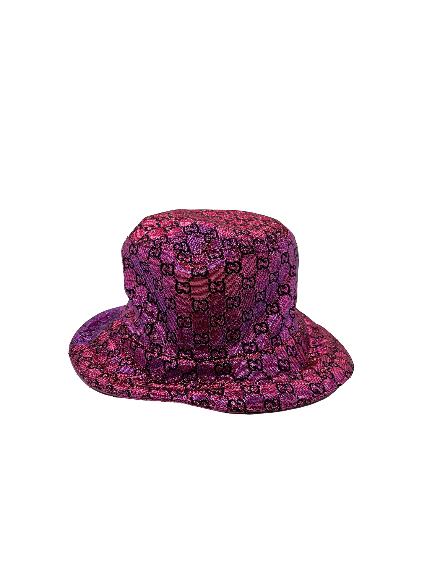 NWT Gucci Metallic Jacquard Reversible Bucket Hat