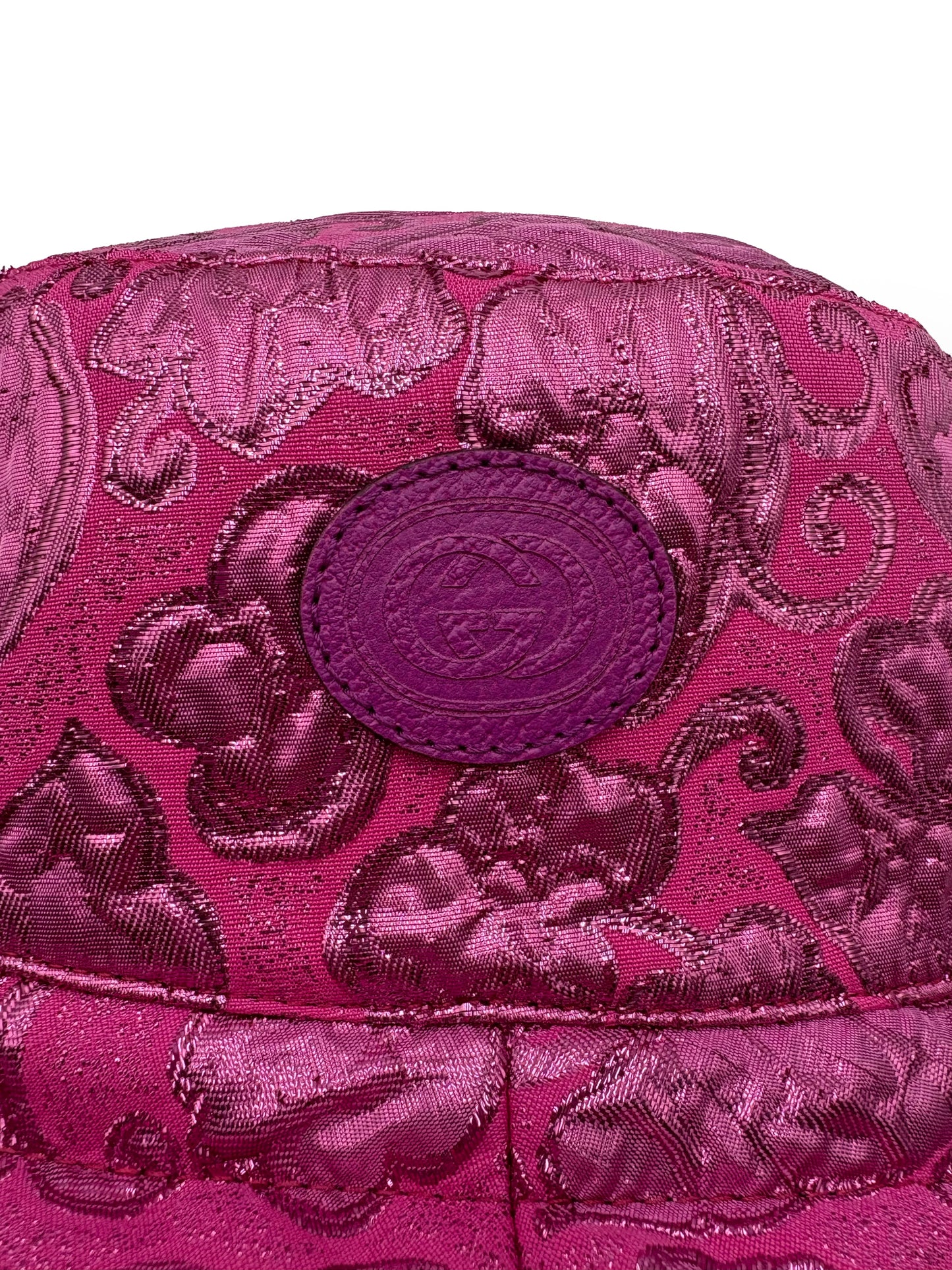 NWT Gucci Metallic Jacquard Reversible Bucket Hat