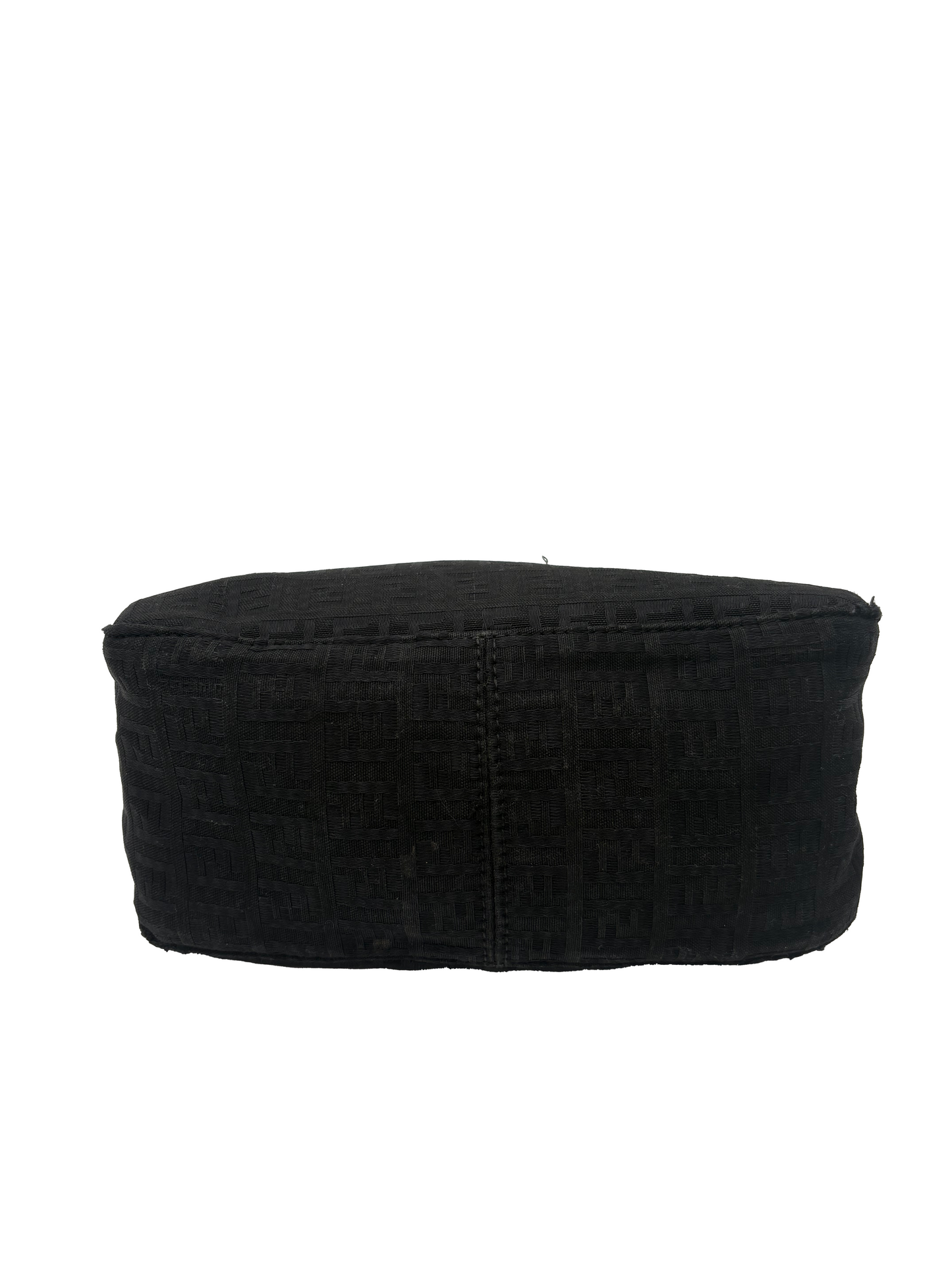 Fendi Black Zucchino Mini Mama Baguette