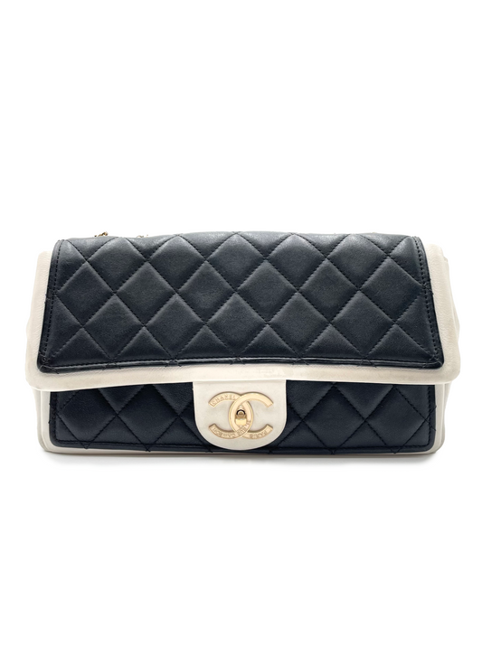 Chanel Quilted Graphic Flap Bag