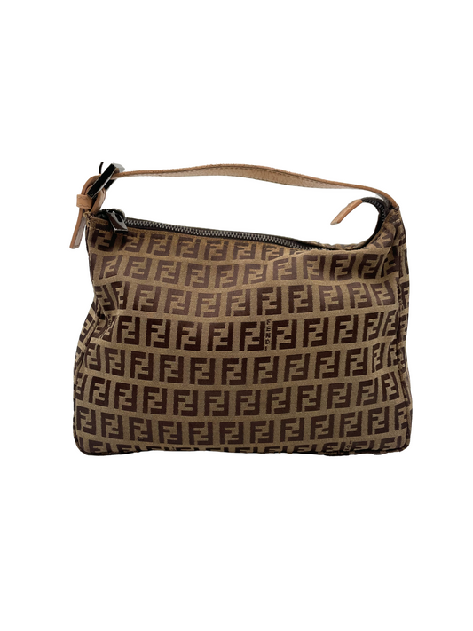 Fendi Zucchino Brown Handbag