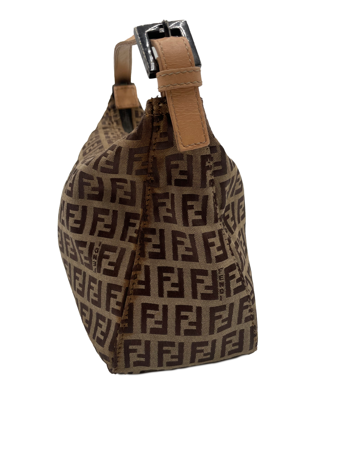 Fendi Zucchino Brown Handbag