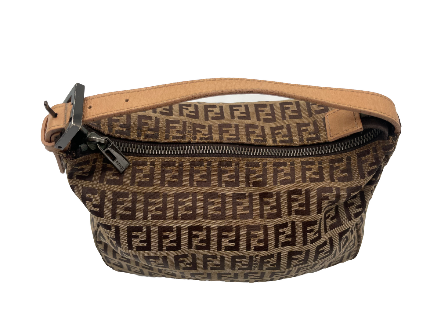 Fendi Zucchino Brown Handbag