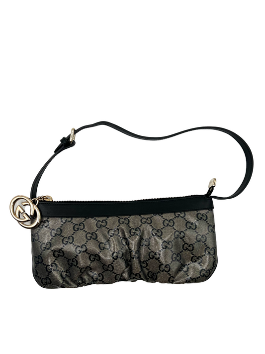 Gucci Coated Canvas Pochette Shoulder Bag