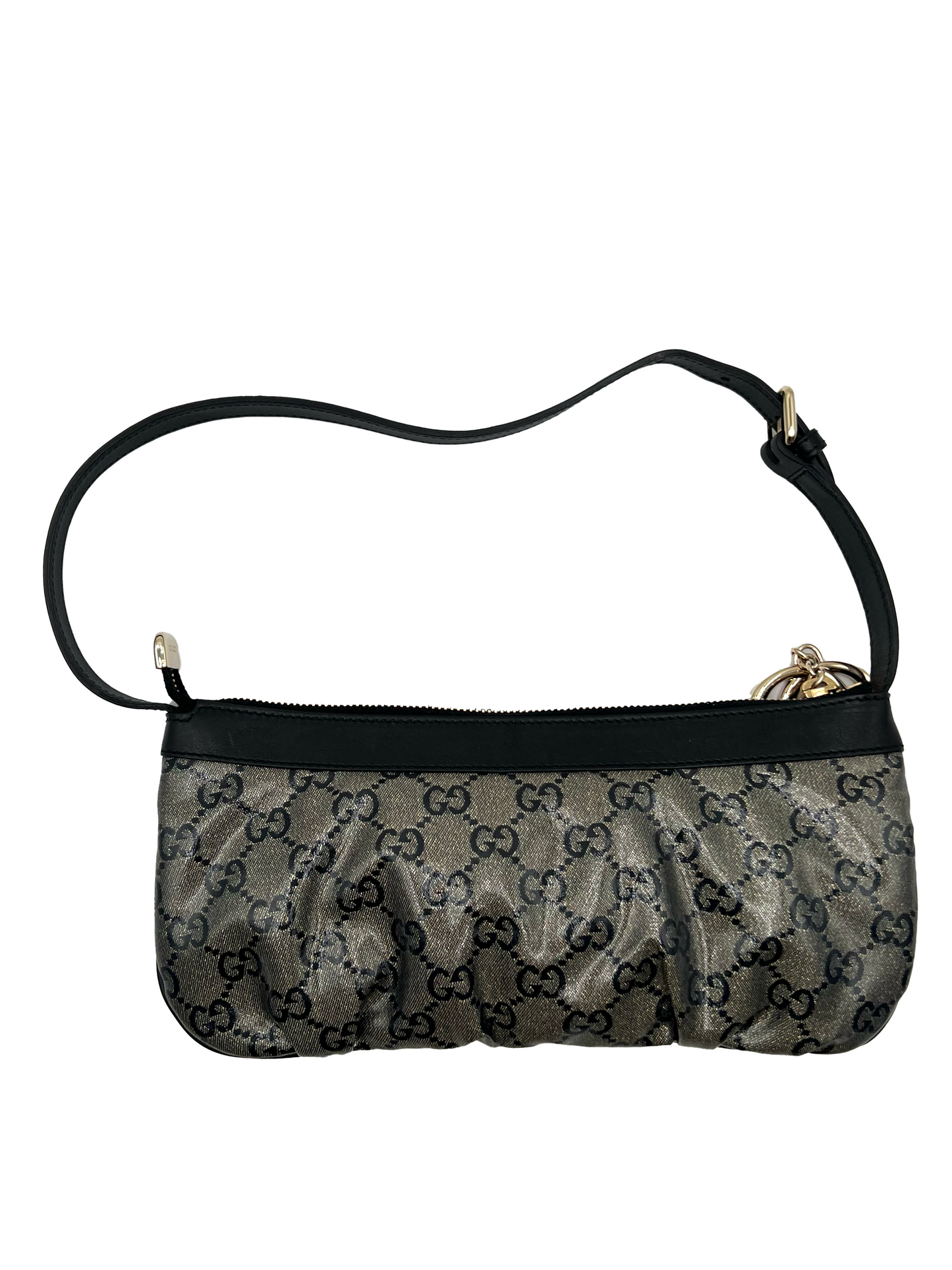 Gucci Coated Canvas Pochette Shoulder Bag