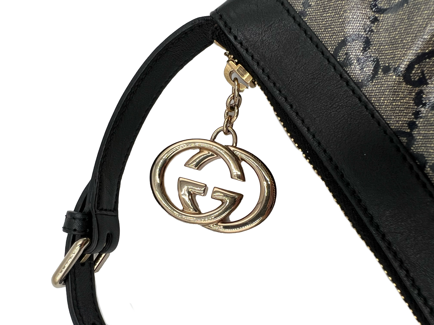 Gucci Coated Canvas Pochette Shoulder Bag