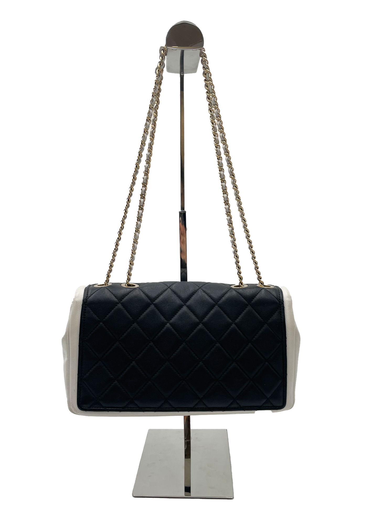 Chanel Quilted Graphic Flap Bag